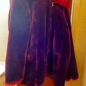 Dennis Basso faux fur bomber Jacket